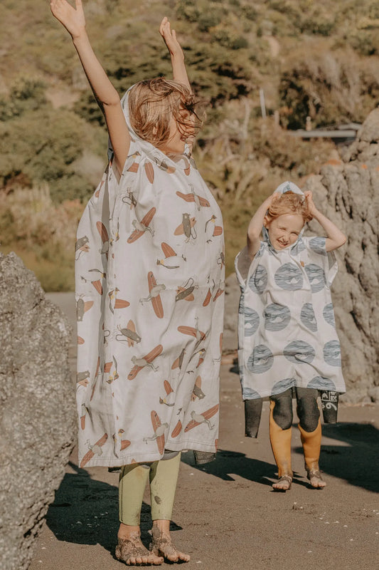 Poncho de Surf Kid Animales 100% algodón